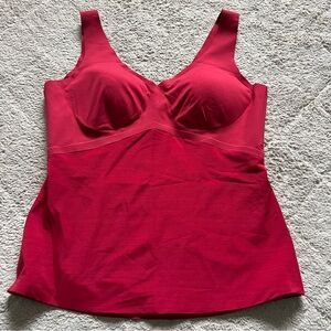 Honeylove‎ Red Liftwear Tank Removable Pads Women's Size XL